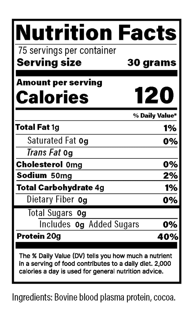 Beef Plasma Protein (Bovine Serum-derived protein)